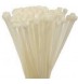 100 Fascette bianche in plastica 100 Fascette in nylon misura 200 MM X 3,6 MM