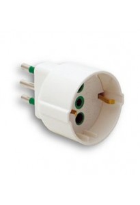 FANTON 82120 Adattatore semplice spina italiana 2P+T 10A S11